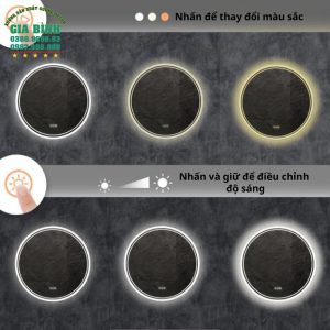 Gương bàn trang điểm Alura đèn Led mã TĐ06