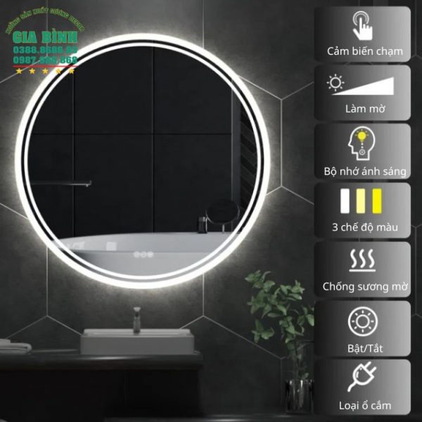 Gương bàn trang điểm Alura đèn Led mã TĐ06