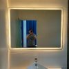 Gương Nhà Tắm Chữ Nhật Đèn Led Cao Cấp
