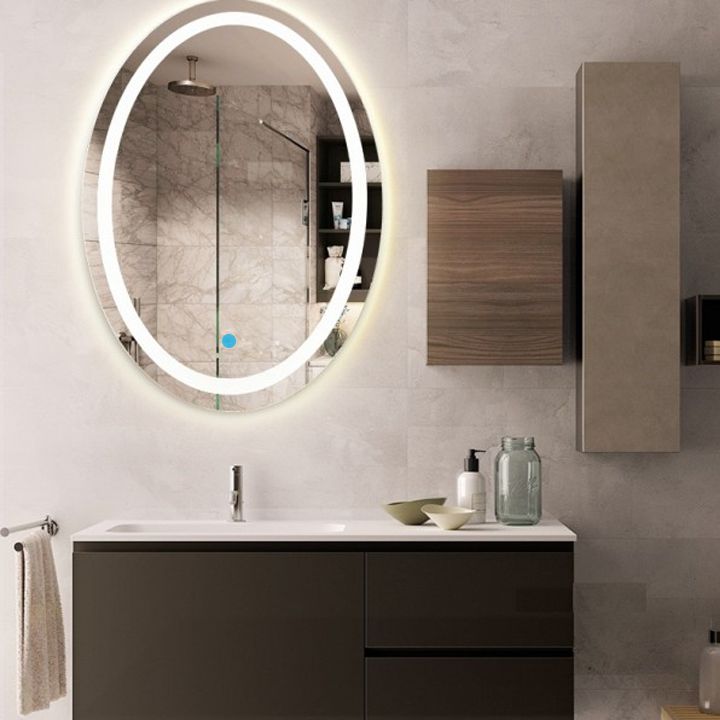 Gương led trần phun cát