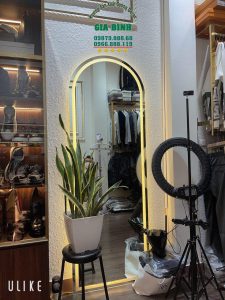 cách lắp gương soi toàn thân