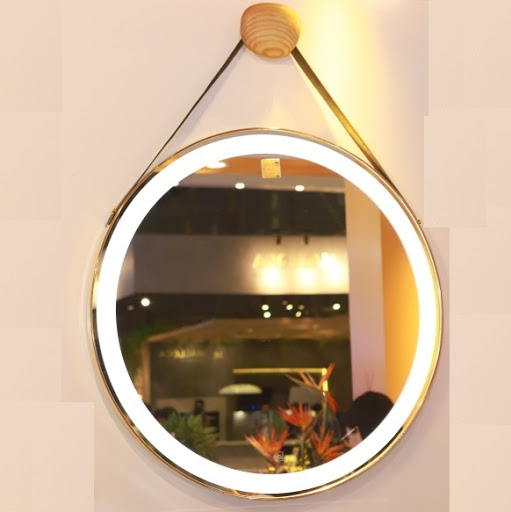 Gương đèn led bàn trang điểm cảm ứng D50