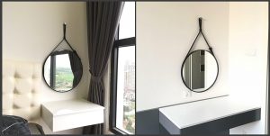 gương dây da đẹp