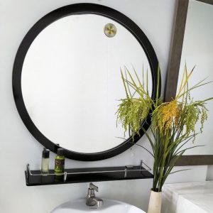gương viền gỗ