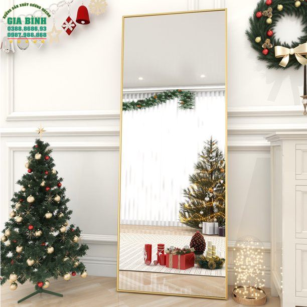 Gương đứng soi toàn thân hình chữ nhật khung hợp kim mã GB02