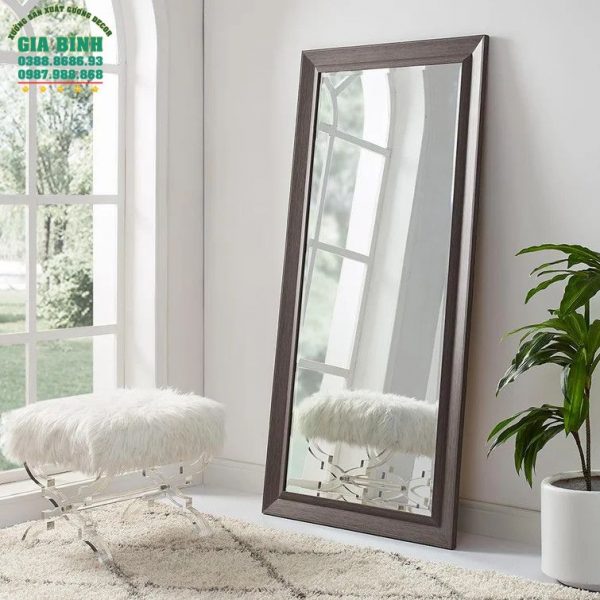 Gương soi toàn thân khung giả gỗ hình chữ nhật mã GB06