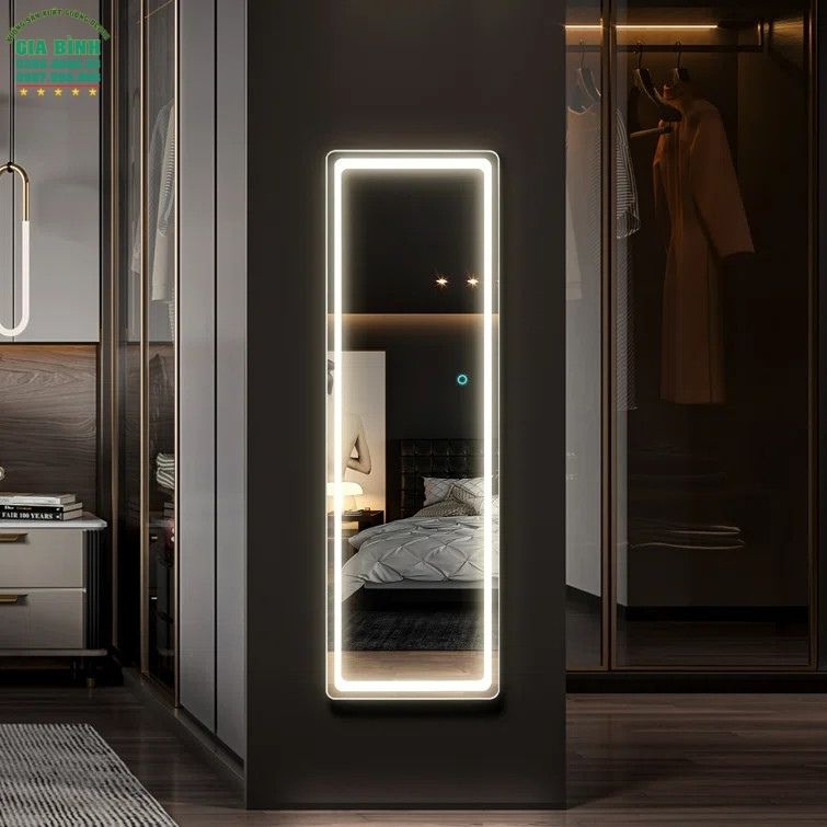 Gương LED treo tường soi toàn thân hình chữ nhật mã GB10