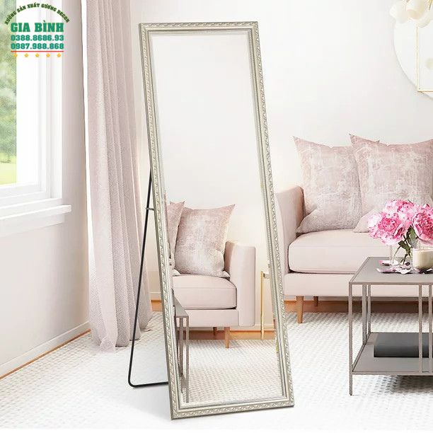 Gương soi toàn thân thiết kế hoa văn độc đáo mã GB11
