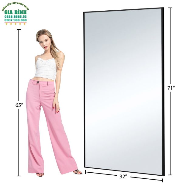 Gương soi toàn thân khổ lớn hình chữ nhật mã GB15