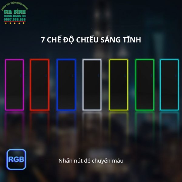Gương LED nhiều màu soi toàn thân mã GB18