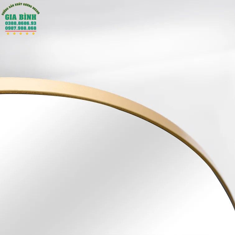 Gương gỗ soi toàn thân hình bầu dục mã GB19