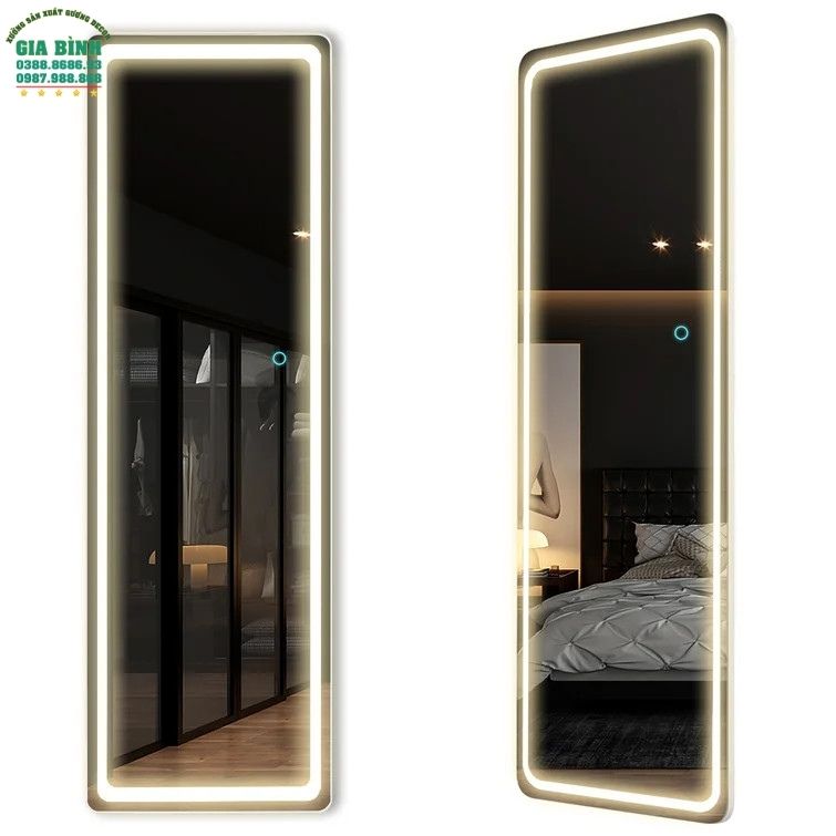 Gương LED treo tường soi toàn thân hình chữ nhật mã GB10