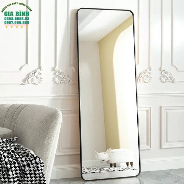 Gương soi toàn thân hình chữ nhật thiết kế góc bo tròn mã GB20