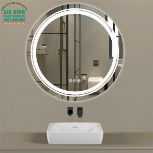 Gương LED treo tường hình tròn mã L04