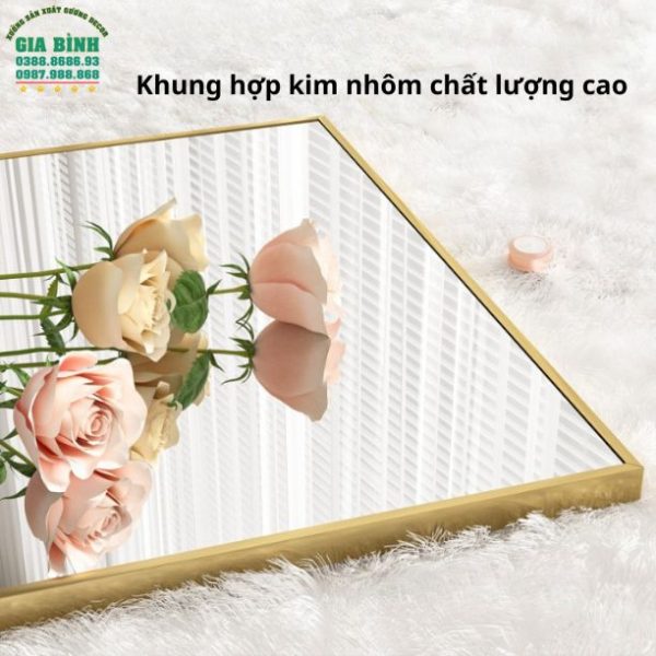 Gương soi toàn thân hình chữ nhật khung hợp kim mã GB02