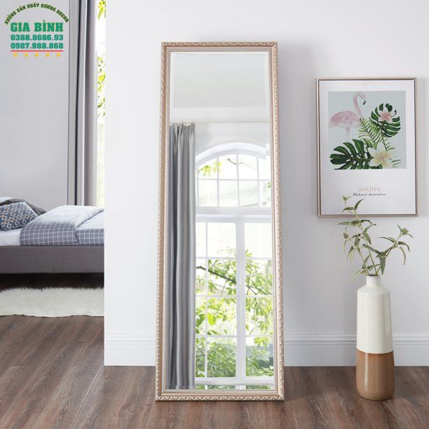 Gương soi toàn thân thiết kế hoa văn độc đáo mã GB11
