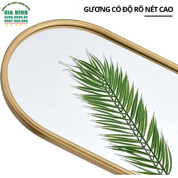 Gương soi toàn thân thiết kế hình bầu dục mã GB14