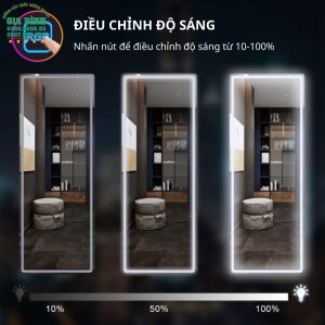 Gương LED nhiều màu soi toàn thân mã GB18