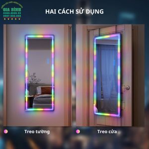 Gương LED nhiều màu soi toàn thân mã GB18