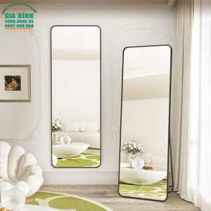 Gương soi toàn thân hình chữ nhật thiết kế góc bo tròn mã GB20