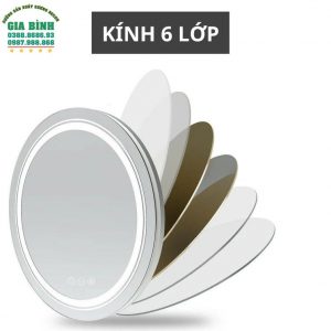 Gương LED treo tường hình tròn mã L04