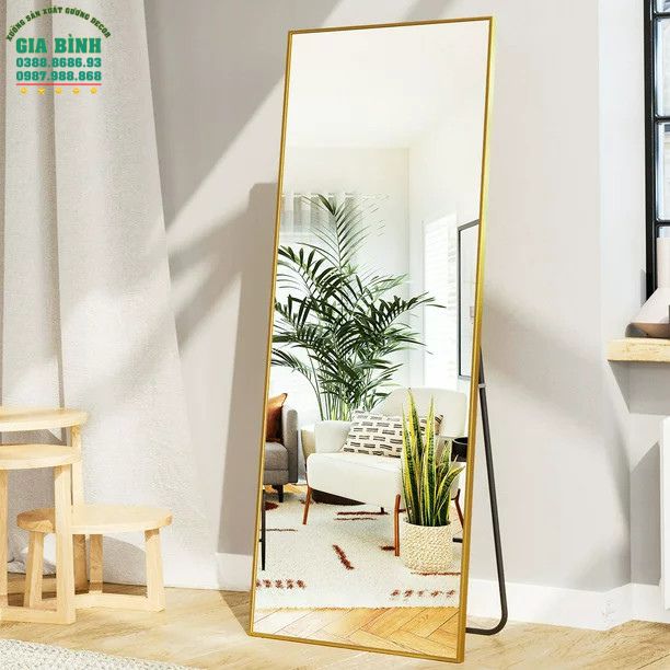 Gương soi toàn thân hình chữ nhật khung hợp kim mã GB02