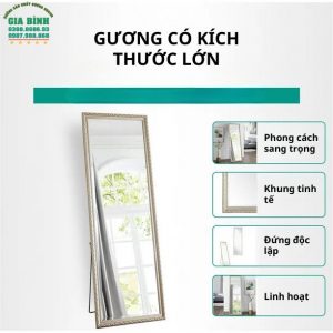 Gương soi toàn thân thiết kế hoa văn độc đáo mã GB11