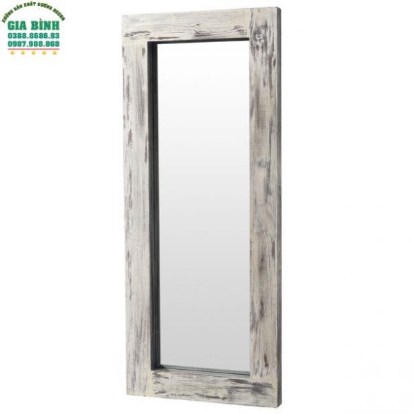 Gương gỗ nguyên khối soi toàn thân hình chữ nhật mã GB17