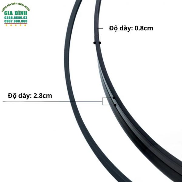 Gương dây da treo tường màu đen hình tròn mã TT01