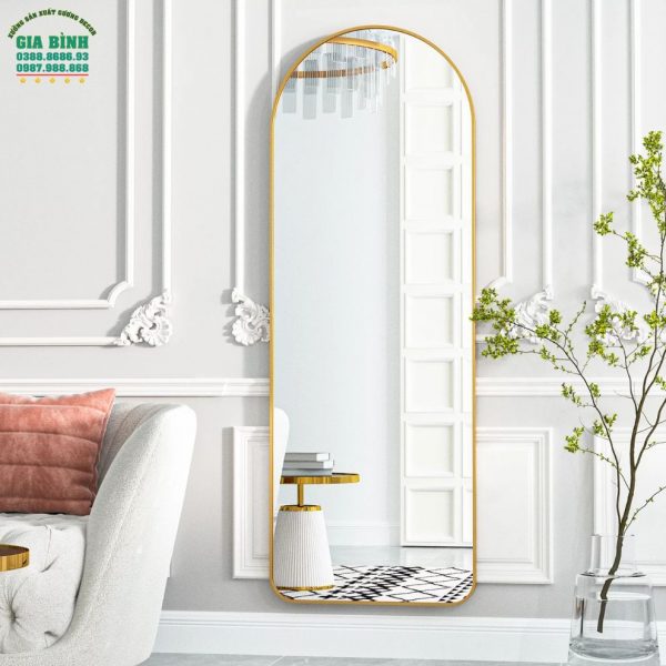 Gương đứng soi toàn thân khung kim loại