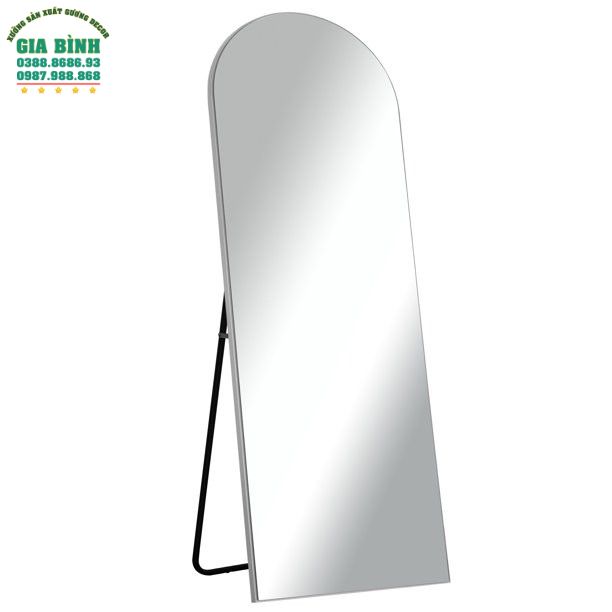Gương soi toàn thân khung gỗ thiết kế dạng vòm mã GB16