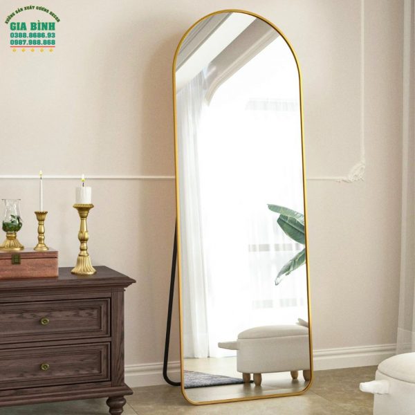 Gương đứng soi toàn thân khung kim loại
