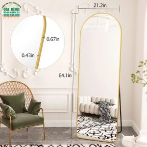 Gương đứng soi toàn thân khung kim loại