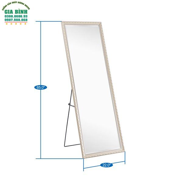 Gương soi toàn thân thiết kế hoa văn độc đáo mã GB11
