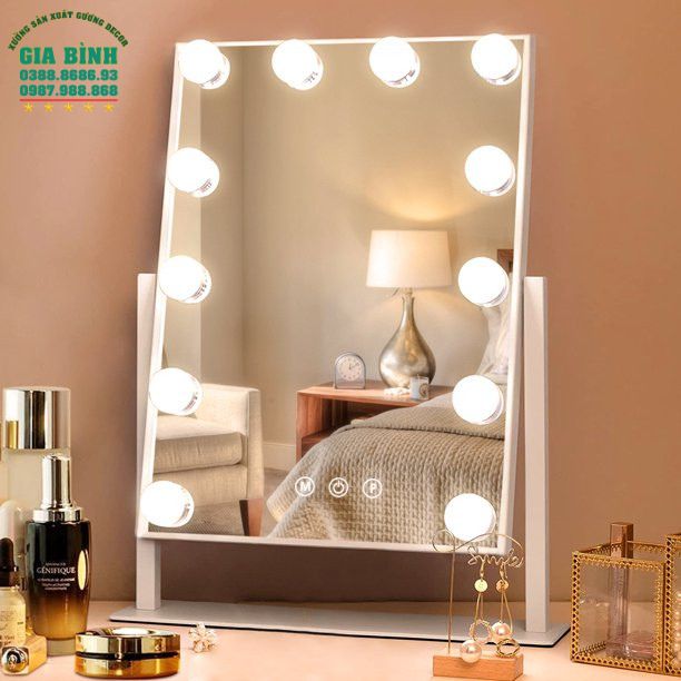Gương trang điểm để bàn hình chữ nhật mã TĐ02