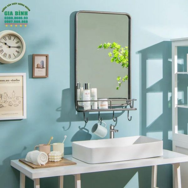 Gương trang điểm dùng để trang trí trong nhà mã TĐ03