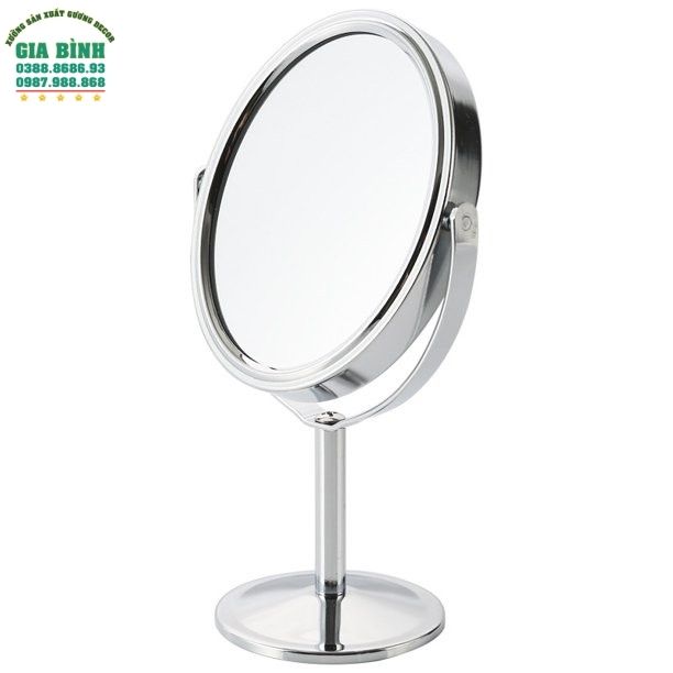 Gương để bàn hình tròn có chân đế mã DB07