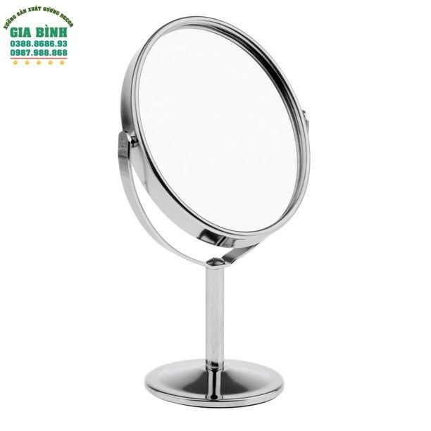 Gương để bàn hình tròn có chân đế mã DB07