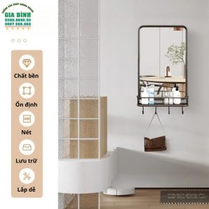 Gương trang điểm dùng để trang trí trong nhà mã TĐ03