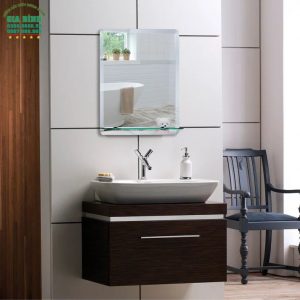 Gương phòng tắm treo tường hình chữ nhật mã PT01
