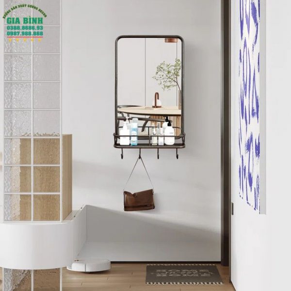 Gương trang điểm dùng để trang trí trong nhà mã TĐ03