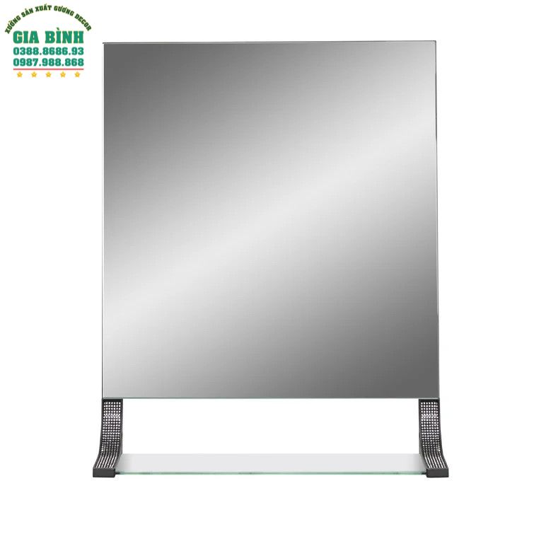 Gương trang điểm để trang trí kèm kệ mã TĐ04