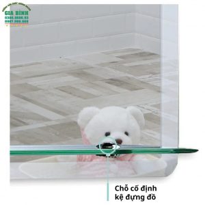 Gương phòng tắm treo tường hình chữ nhật mã PT01