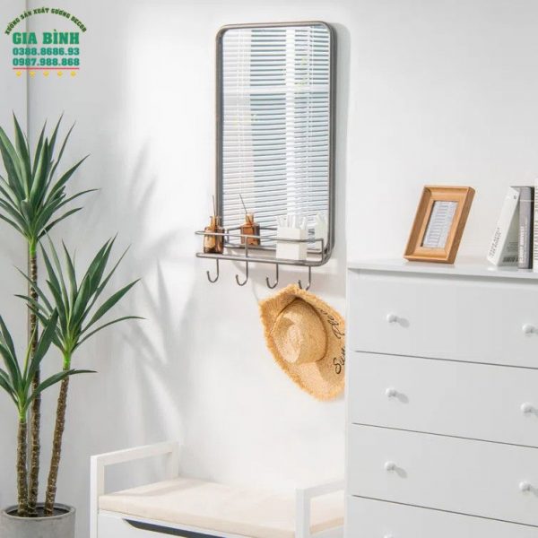 Gương trang điểm dùng để trang trí trong nhà mã TĐ03