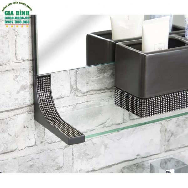 Gương trang điểm để trang trí kèm kệ mã TĐ04