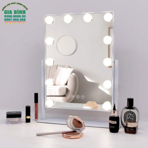 Gương trang điểm để bàn hình chữ nhật mã TĐ02
