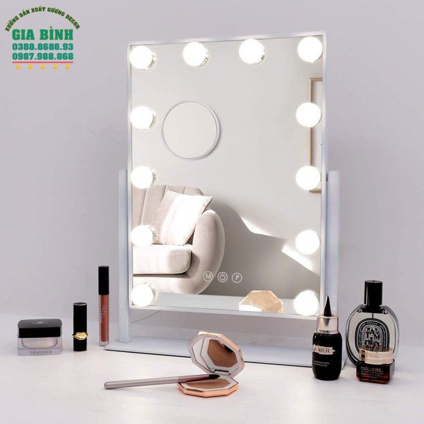Gương trang điểm để bàn hình chữ nhật mã TĐ02
