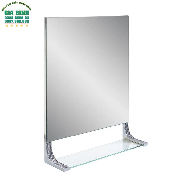 Gương trang điểm để trang trí kèm kệ mã TĐ04