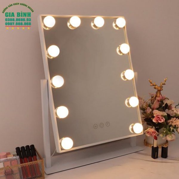 Gương trang điểm để bàn hình chữ nhật mã TĐ02