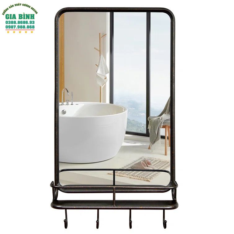 Gương trang điểm dùng để trang trí trong nhà mã TĐ03